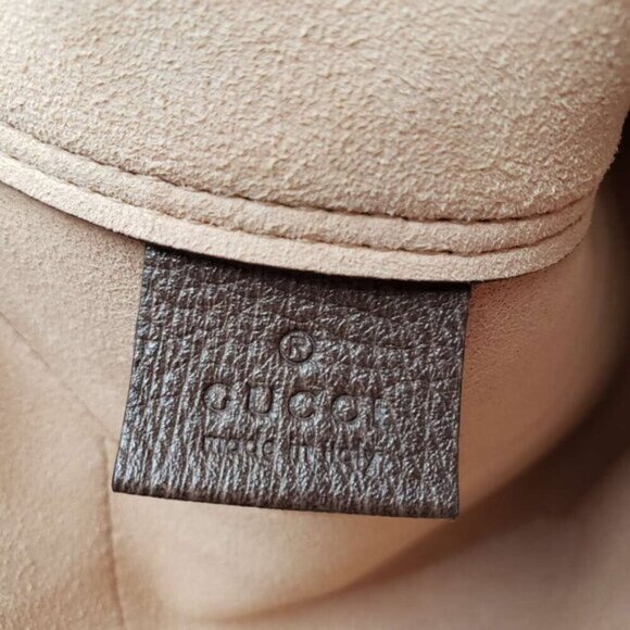 GUCCI Ophidia Brown Canvas Shoulder Bag 735-070624 - Picture 15 of 15